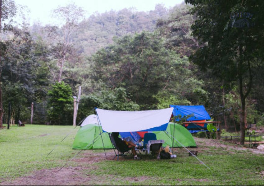Cắm trại gần vườn quốc gia