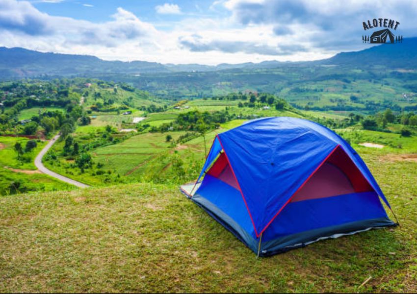 Cắm trại trên đồi ở Tây Nguyên