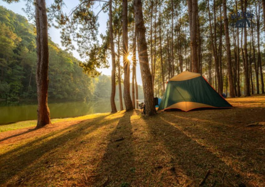 Cắm trại trong khu du lịch